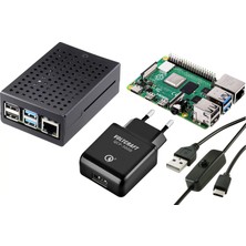 Tru Components Pure Set Raspberry Pi® 4 B 2 GB 4 x 1.5 Ghz Dahil. Güç Kaynağı Dahil. Konut