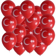 Renas Store Bayraklı Balon 12inc 100 Parça