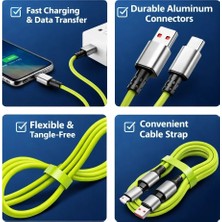 Renas Store 4-In-1 240W Pd Hızlı Şarj Kablosu – Type-C Lightning Destekli PL-8632