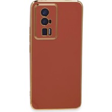 Renas Store Xiaomi Poco F5 Pro Kılıf Volet Silikon - Kırmızı