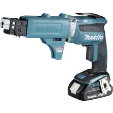 Makita DFS452AJX2 DFS452AJX2 Akülü Alçıpan Vidalama Makinesi 18 V 2 Ah