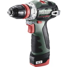 Metabo Powermaxx Bs Bl Q 601749500 Akülü Matkap/tornavida 12 V 2 Ah Li-Ion Dahil. 2 . Pil