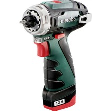 Metabo Powermaxx Bs Basıc 600984500 Akülü Matkap 12 V 2.0 Ah Li-Ion Dahil. 2 . Pil, Şarj Cihazı Dahil, Kutu Dahil