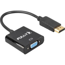 Renas Store Fully G-539 10 cm Display Port Erkek To VGA Dişi Çevirici Kablo
