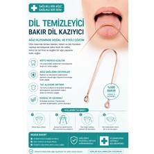 Renas Store Bakır Dil Temizleme Aparatı – Dil Temizleyici – Ağız Bakım Aparatı – Dil Kazıyıcı – Metal Dil Temizleme Ekipmanı