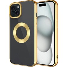 Marsilyan iPhone 15 Plus Kılıf Kamera Lens Korumalı Logo Gösteren Ince Hafif Mryn