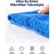 Renas Store 40X40 Mikrofiber Temizlik Bezi Iz Bırakmayan Cam Ayna Mobilya Mutfak Temizlik Bezi