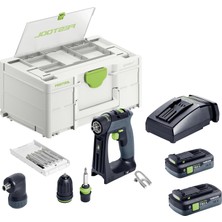 Festool Cxs 18 Tbx4,0 I-Set 579354 Akülü Matkap 18 V 4 Ah