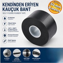 Oag Kendinden Eriyen Kauçuk Bant 50 mm x 8 Metre Epr Bazlı Yalıtım Bandı Eriyen Bant