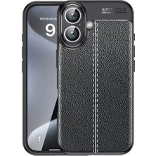 Renas Store Apple iPhone 16 Kılıf Auto Focus Kapak - Siyah