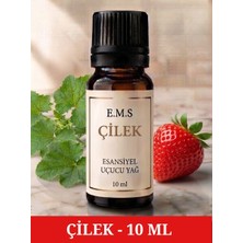 E.M.S ÇİLEK Esansiyel Uçucu Yağ Buhurdanlık Yağı Difüzör Esansı Oda Kokusu Esansı MUM ESANSI 10 ML.