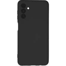 Renas Store Samsung Galaxy A04S Kılıf Nano Içi Kadife Silikon - Siyah