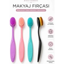 Zizix Oval Makyaj Fırçası - Fondöten Uygulama Fırçası
