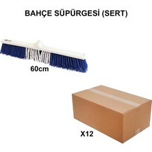 MarkEntegra 60 cm Sert Bahçe Süpürgesi, Toptan 12 Adet