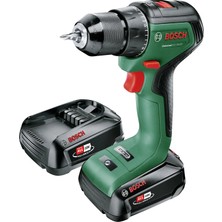 Bosch Home And Garden Universaldrill 18 V-60 06039D7002 Akülü Matkap, Akülü Tornavida 18 V 2.0 Ah Li-Ion Dahil. 2 . Akk