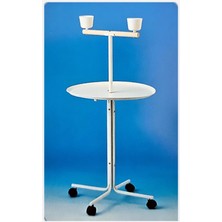 Qhpet Aconcept Papağan Sehpasi Beyaz 58 cm Çap x 120 cm x 1 Adet