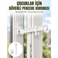 Renas Store Cam Pencere Açılma Kontrol Kilidi Kolay Montaj 3’lü Yeni Nesil