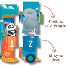 MarkEntegra Bi Kutu Oyun Ilk Sayı Trenim - Cırt Cırtlı Yapboz ve Kitap
