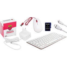 Raspberry Pi® PI400 Uk Masaüstü Bilgisayar Kiti Raspberry Pi® 400 4 GB 4 x 1.8 Ghz Dahil. Güç Kaynağı Dahil. Fare Dahil Hdmı™ Kablosu