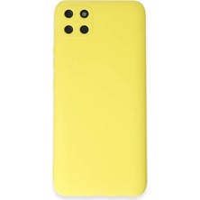 Renas Store Realme C11 Kılıf Nano Içi Kadife Silikon - Sarı