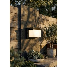 Ack Lunar E27 Bahçe Duvar Apliği IP54 60W (120X120X250 Mm)