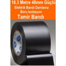 Neler Geldi Neler 18,3 Metre Siyah Geniş Elektrik Bandı Damlama Boru Tamir Izolasyon Bantı