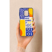 Vip Case Redmi Note 9 Pro 9s Uyumlu Sunset Desenli Silikon Kılıf