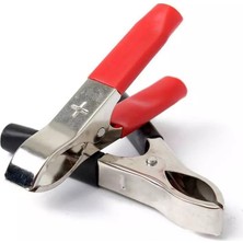 Maroces 1 Takım Akü Maşası Orta Boy 75MM (Siyah+Kırmızı)