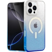 Küçük Hazine Apple Iphone 16 Pro Pummel Shiny Magsafe Kapak - Mavi