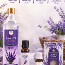 Çare Burada Lavanta Bahçesi Seti (Içilebilir Lavanta Suyu 500 ml & Lavanta Yağı 20 ml & Lavanta Esansı 10 ml & Lavanta Sabunu 100 Gr)