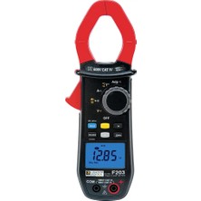 Chauvin Arnoux F203 Akım Pensi, Kalibre Edilmiş El Tipi Multimetre (Iso) Dijital Cat Iıı 1000 V, Cat Iv 600 V Ekran (Counts):