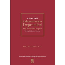 MarkEntegra Timaş Yayınları 6 Şubat Kahramanmaraş Depremleri - Erkan