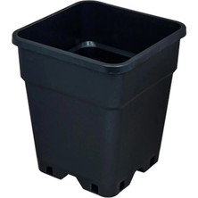 Grow Wizard Plastik Kare Saksı 1 Litre