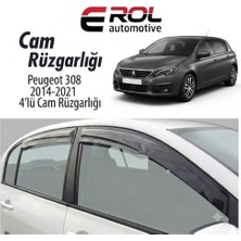 Erol Otomotiv Peugeot 308 (2014-2021) Uyumlu 4'lü Cam Rüzgarlığı Takımı