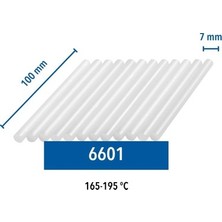 MarkEntegra Yüksek Isı Tutkal Çubuğu, 12 Adet, 100 mm Uzunluk