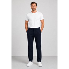 Bihan Store Erkek Yan Cep Esnek Tensel Kot Pantolon 2184-LACIVERT