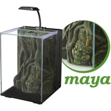 Aconcept Nubios Nano Akvaryum Maya Dekorlu Siyah 20X22X29CM