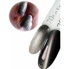 UNails Cat Eye 70 Gümüş 15ML