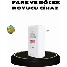 Eco Lounge Ultrasonik Böcek ve Fare Kovucu – Doğa Dostu, Sessiz ve Etkili Savunma