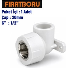 Fırat Sıva Altı Batarya Bağlantısı 20MM, 1/2'', 1 Adet, 7B72120127