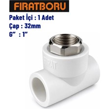 Fırat Iç Dişli Te (Altı Köşe) 32MM, 1'', 1 Adet, 7B51032254