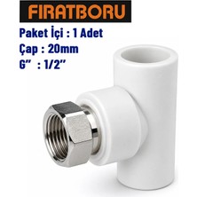 Fırat Döner Başlı Te 20MM, 1/2'', 1 Adet, 7B76020127