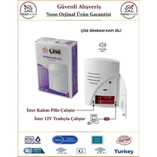 Çise Bim Bam Kapı Zili - İster Kalem Pille Çalıştır - İster 12V Trafo İle Çalıştır
