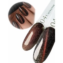 UNails Unıverse 04 Reflector Cat-Eye Koyu Kehribar