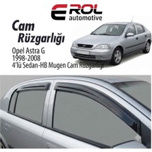 Erol Otomotiv Opel Astra G (1998-2008) Uyumlu 4'lü Sedan-Hb Mugen Cam Rüzgarlığı Takımı