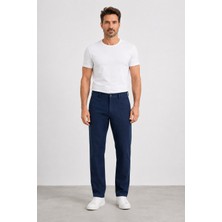 Bihan Store Erkek Yan Cep Esnek Tensel Kot Pantolon 2184-MAVI