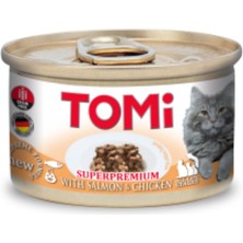 Aconcept Tomi Kedi Somonlu Tuklu Yaş Mama 85G 6 Adet Set
