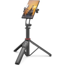 Renas Store Telefon Tripodu ve Selfie Çubuğu Seti Manyetik Bluetooth Kumandalı 130 cm - Siyah ND1047