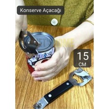 Jet's Home 3’lü Ağız Konserve Açacağı Paslanmaz Şişe Açacağı Çelik Açacak 15 cm