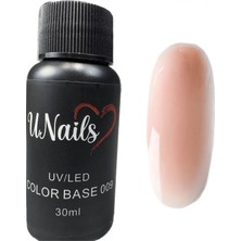 UNails Color Base 009 Sıcak Bej Pembe (30ML)